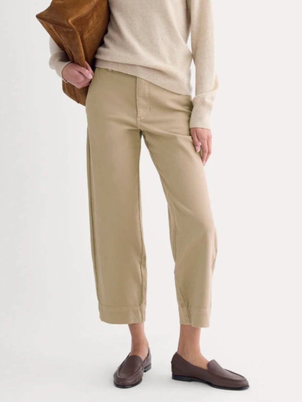 NWT Everlane The Utility Straight-Leg Pant - 6R - Khaki - 26.5" Inseam